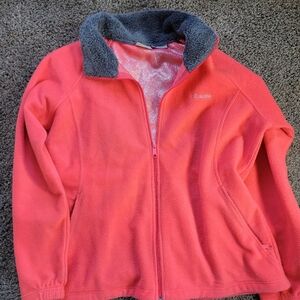 Columbia Omni Heat fleece jacket Pink Woman's Size XL